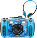 Blue Digital Selfie Camera with MP3 Player and Headphones, Pack of 2 K59257