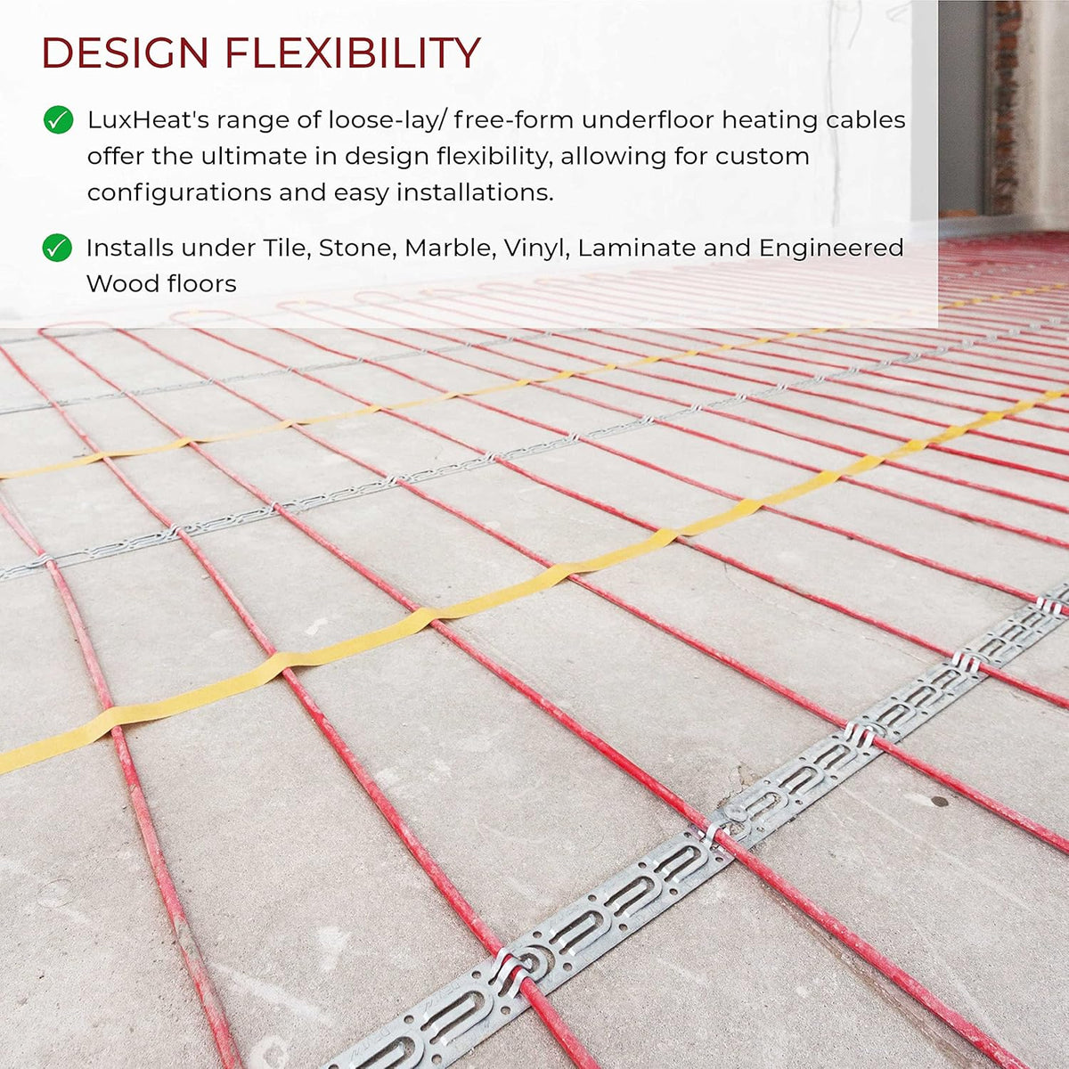 15 Sqft 120v Electric Radiant Floor Heating Cable Set M111491