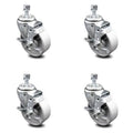 Semi Steel Swivel Caster with Top Lock Brake F236769