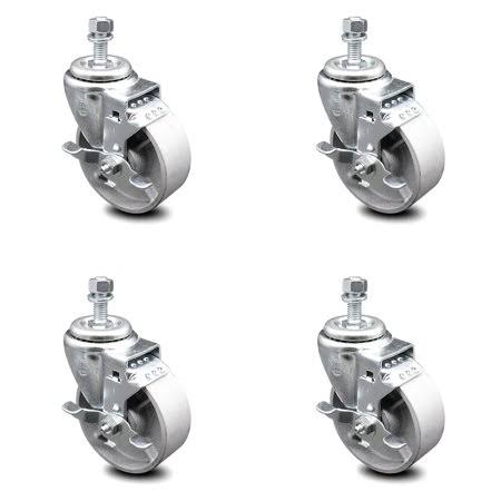 Semi Steel Swivel Caster with Top Lock Brake F236769