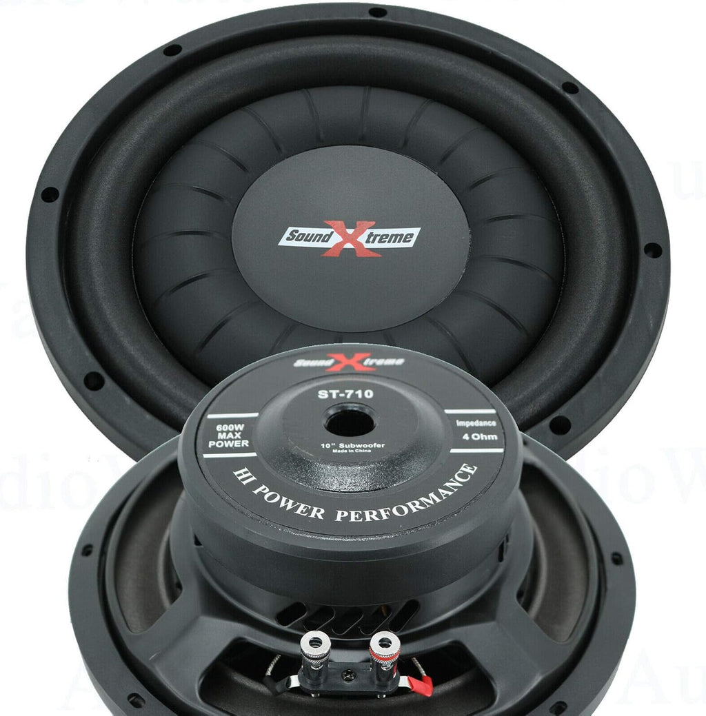 10 Inch 800 Watts Max Power Car Audio Subwoofer Pack of 2 Q75779
