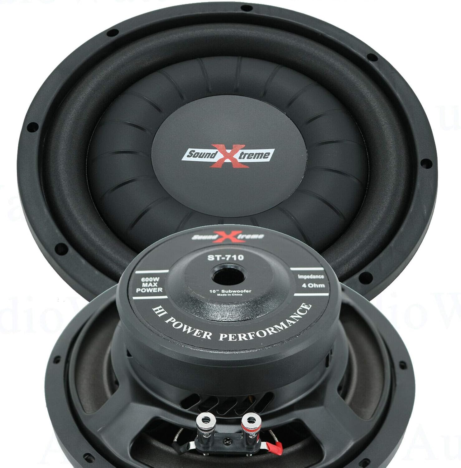 10 Inch 800 Watts Max Power Car Audio Subwoofer Pack of 2 Q75779
