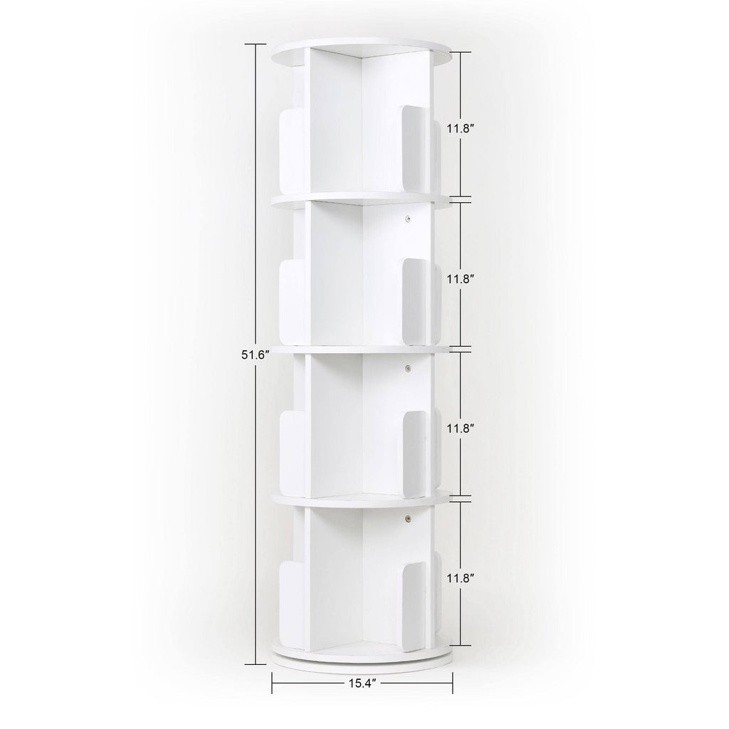 Dark Walnut Rotating Bookshelf P4016