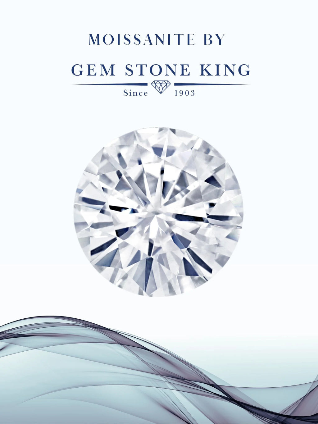 Oval GH Created Moissanite Stud Earrings G286