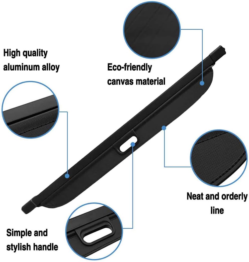 Black Cargo Cover Replacement Pack of 2 P862