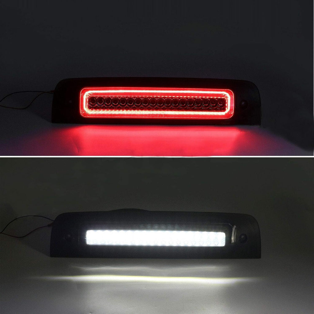 Red LED Strobe High Mount Stop Light Smoke Lens Pack of 2 J5816