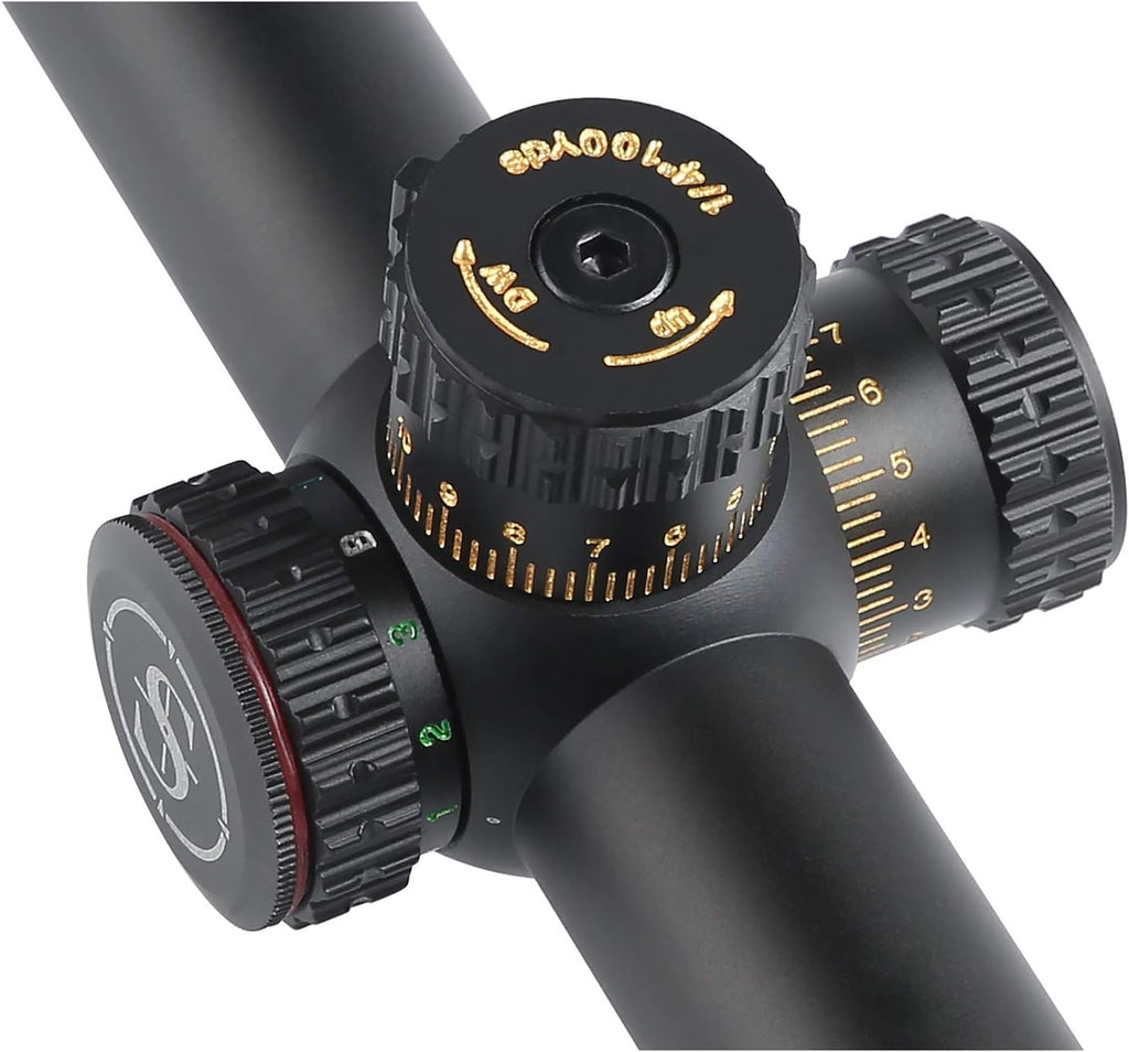 6-24x50 Scope Red/Green/Blue Illuminated Reticle H4066