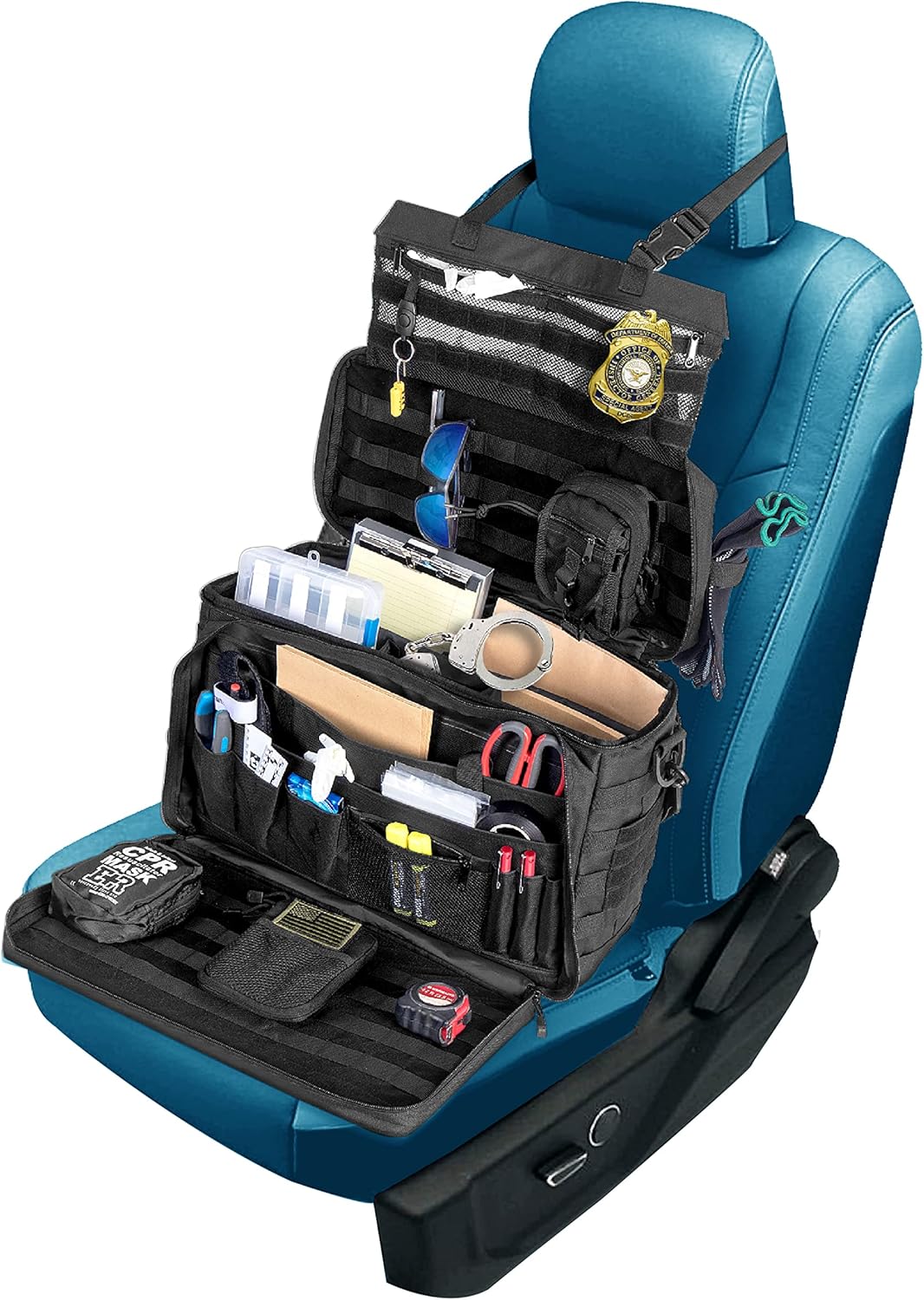 Tactical Bag Car Seat Organizer with Laptop Storage S245674