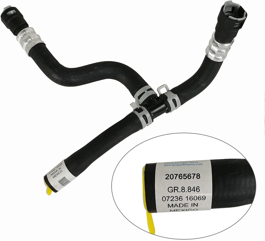 HVAC Inlet Heater Hose Assembly Pack of 2 U28270