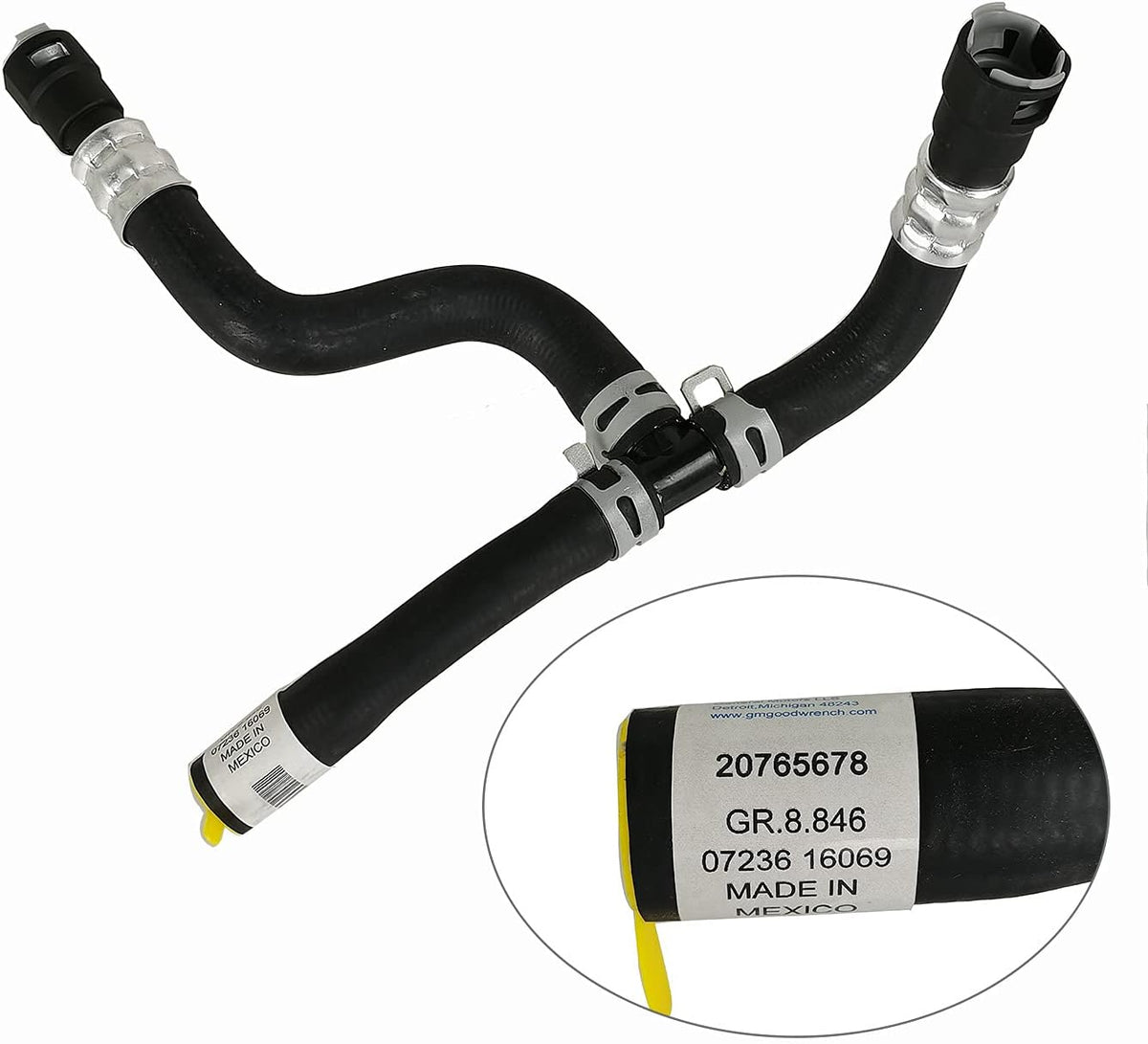 HVAC Inlet Heater Hose Assembly Pack of 2 U28270