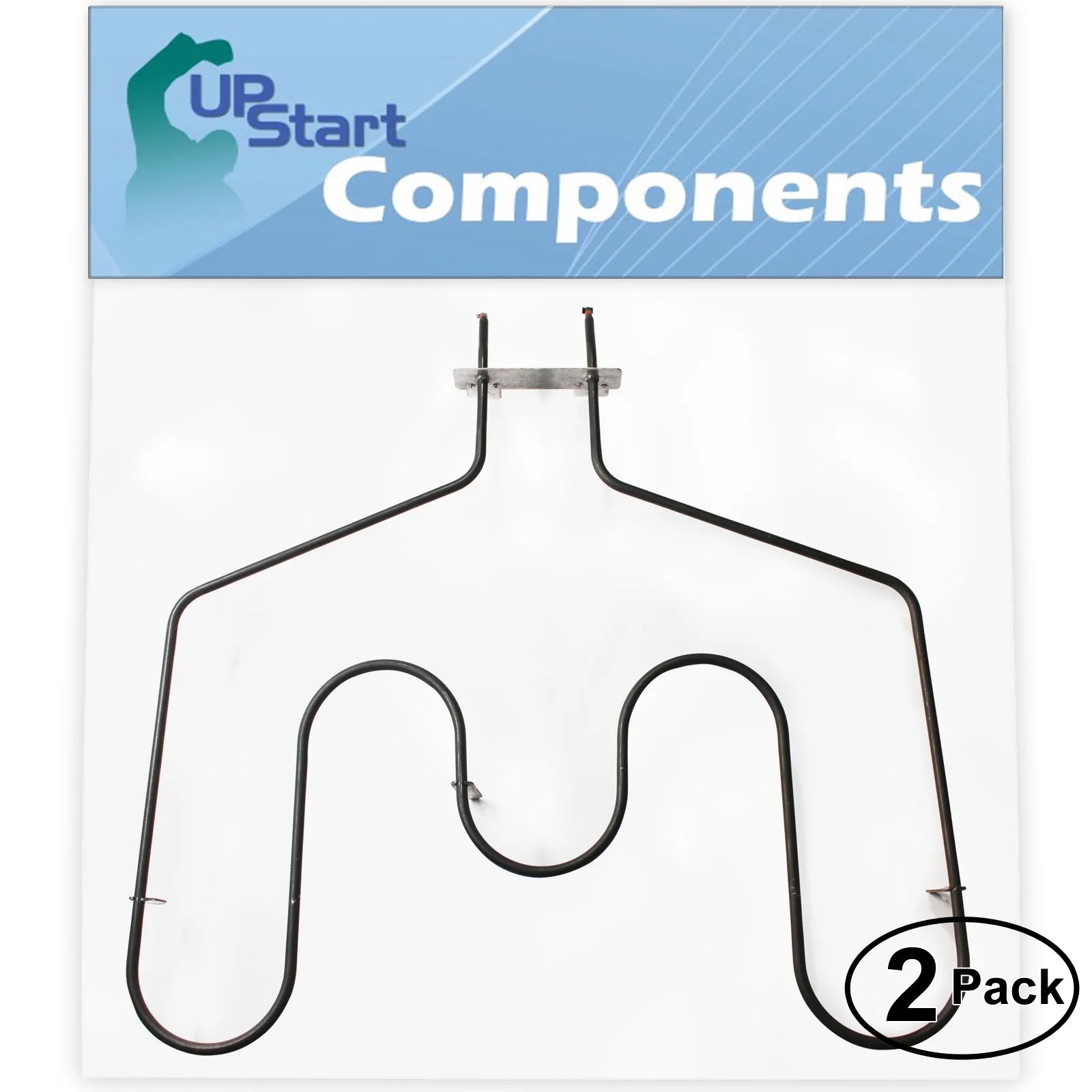 2-Pack Replacement Bake Element for General Electric Oven Heating Element M62113