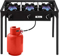 Outdoor 3 Burner Propane Gas Camp Stove with Detachable Legs A275