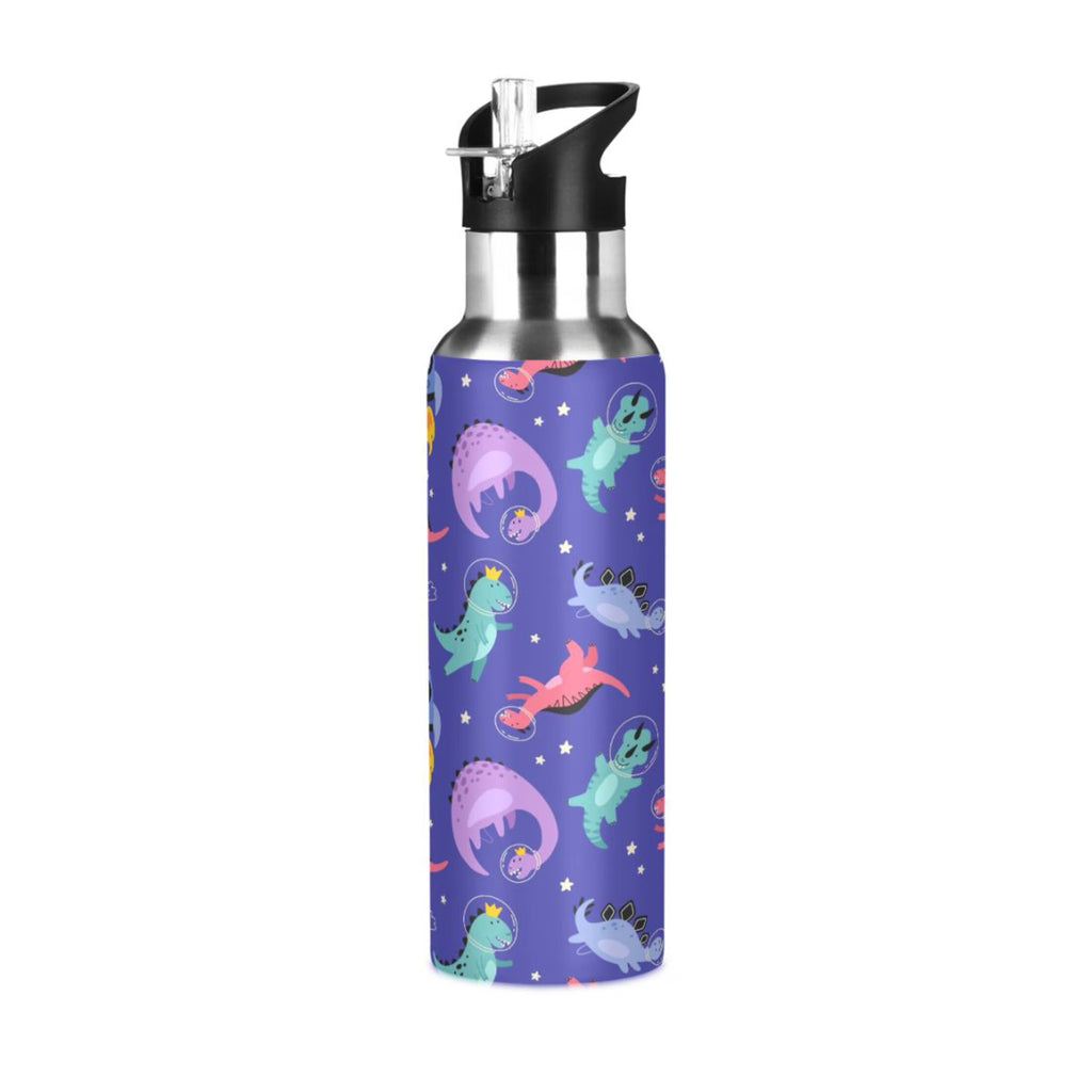 Stainless Steel Insulated Thermos Vacuum Flask Water Bottle with Straw Lid K815