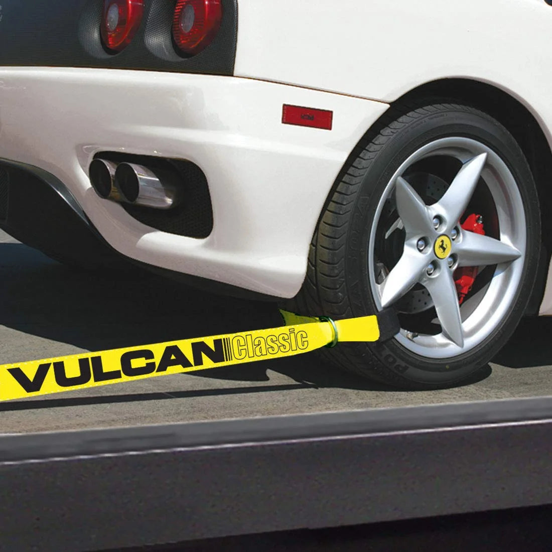 Yellow 2 inch x 144 inch Ratchet Tie Down 4 Pack L919