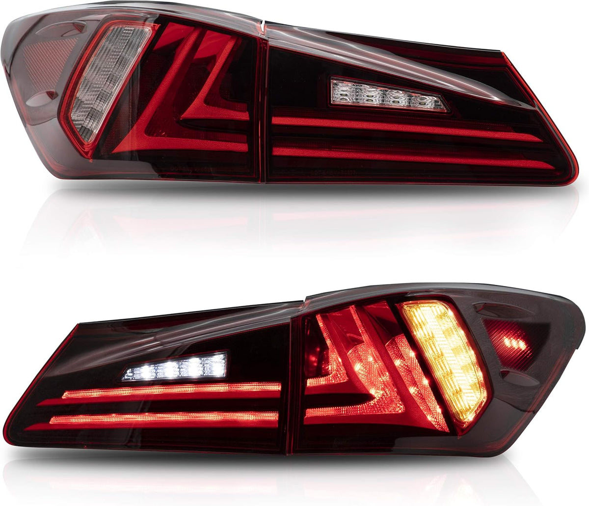 Clear Full LED Headlight Assembly with Sequential Turn Signal G351