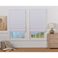 White Insulating Cordless Roman Shade I6324