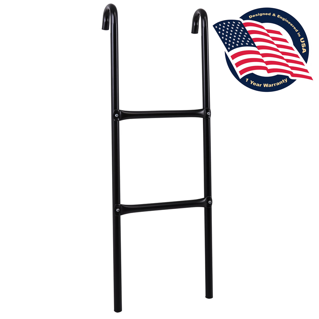 2 Step Galvanized Steel Trampoline Climbing Ladder A2763