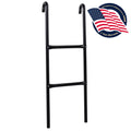 2 Step Galvanized Steel Trampoline Climbing Ladder A2763