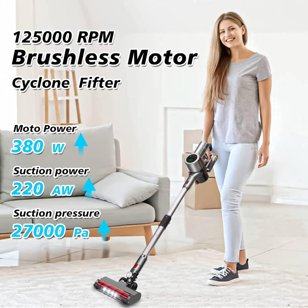 Cordless Stick Vacuum Cleaner with LED Display H6579
