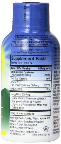 Decaf Citrus Energy Shot, 24 Count A486