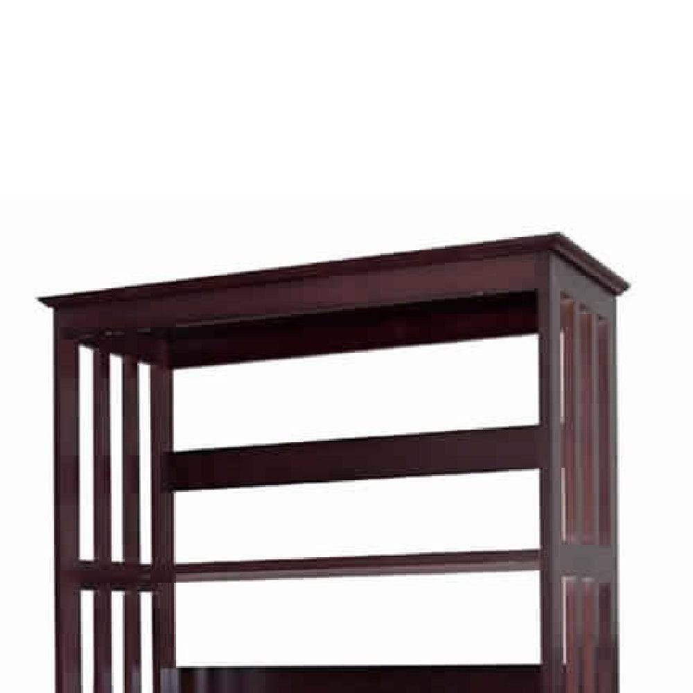 4 Tier Wooden Bookcase Espresso Brown I18860