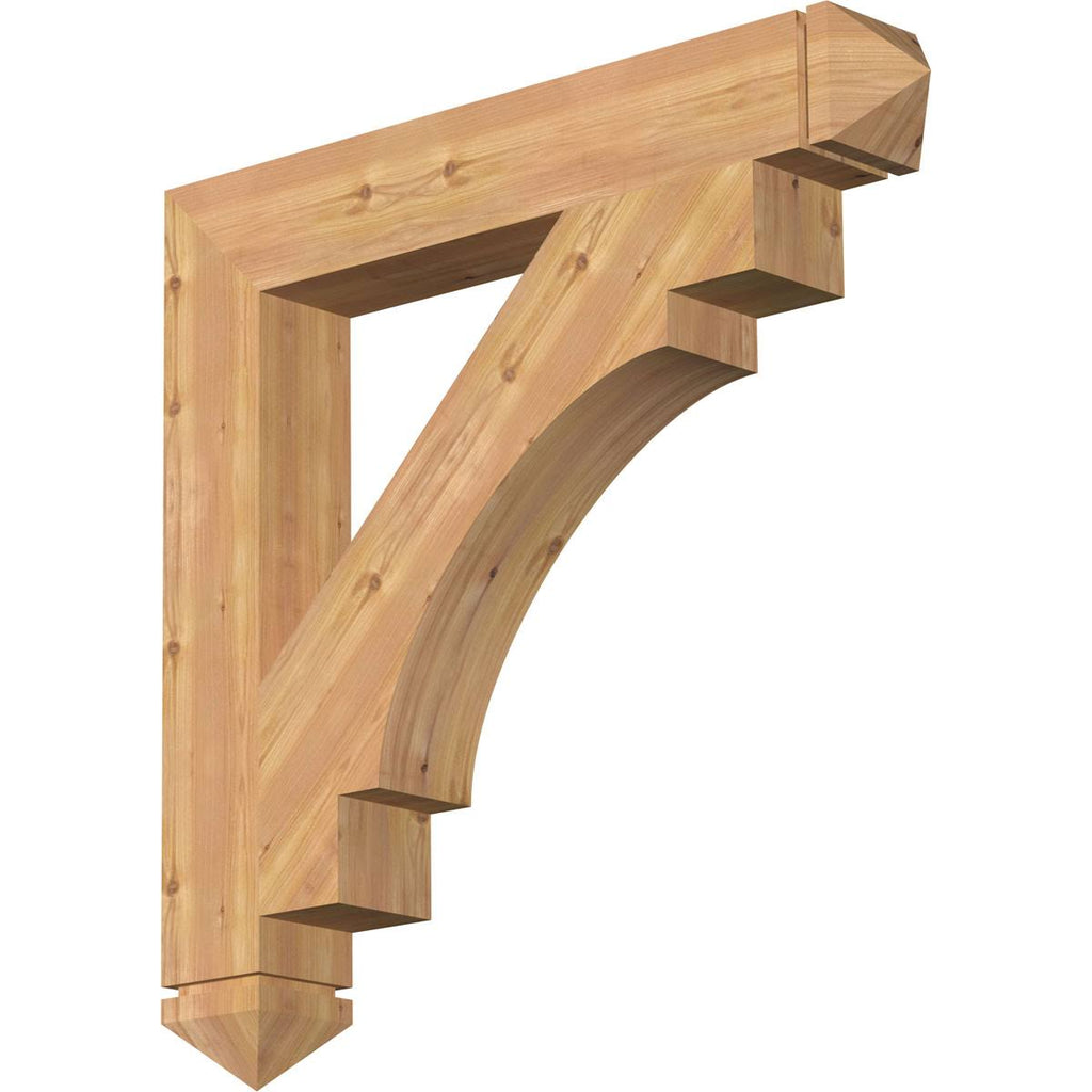 5 1/2x22W x 38x22D x 38x22H Western Red Cedar Bracket I843771
