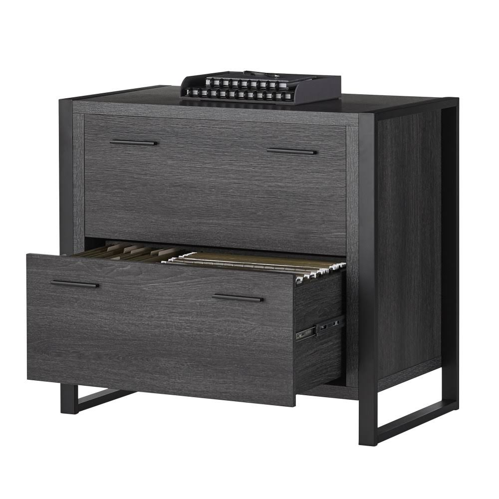 Charcoal 2-Drawer Lateral File Cabinet X802