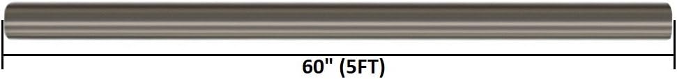 Stainless Steel Straight Exhaust Pipe 2.75" OD 5' Long Pack of 2 Z771142