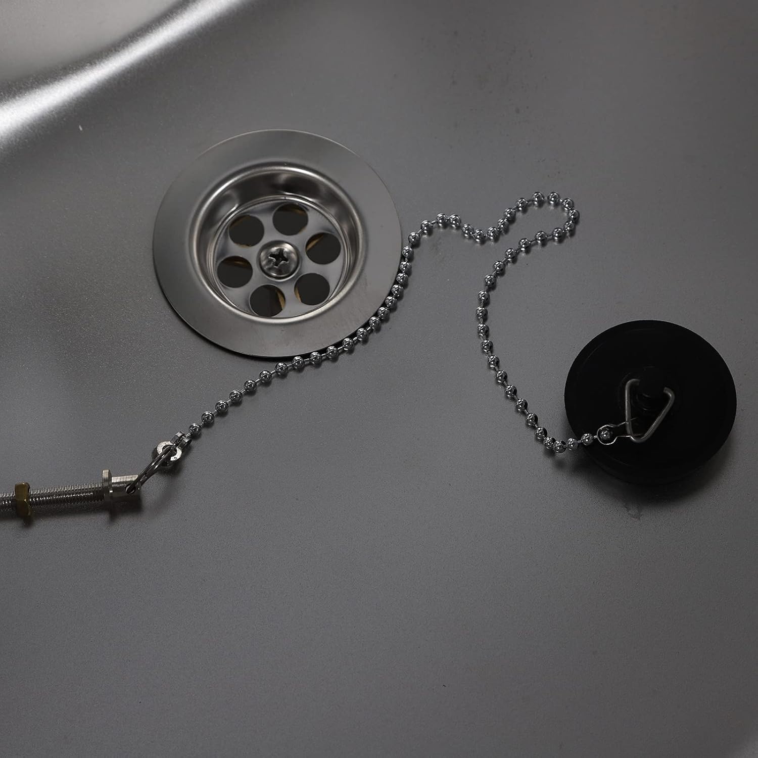 Stainless Steel Single Bowl Basin Sink with Cold Hot Faucet K830947