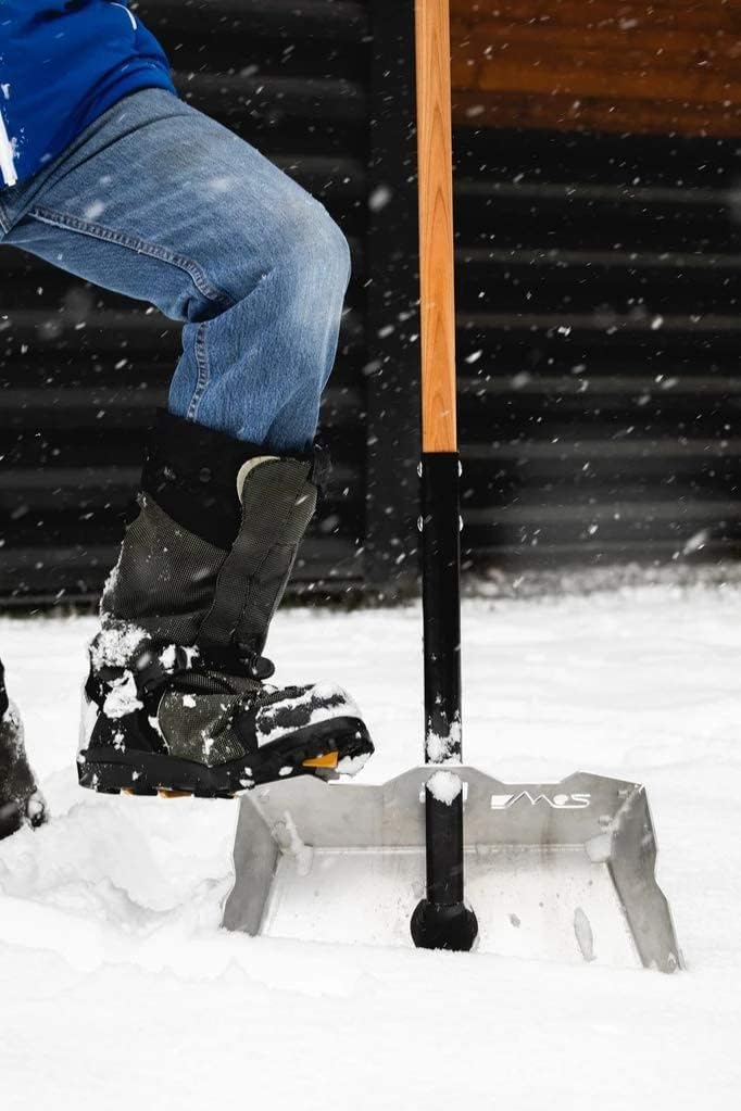 Driveway Snow Shovel and Pusher Set Including Blade and Shaft V1516