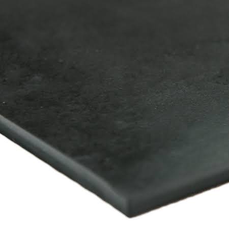 Neoprene 1/8 in. Thick x 36 in. Length x 48 in. Width Rubber Sheet, Black N461232