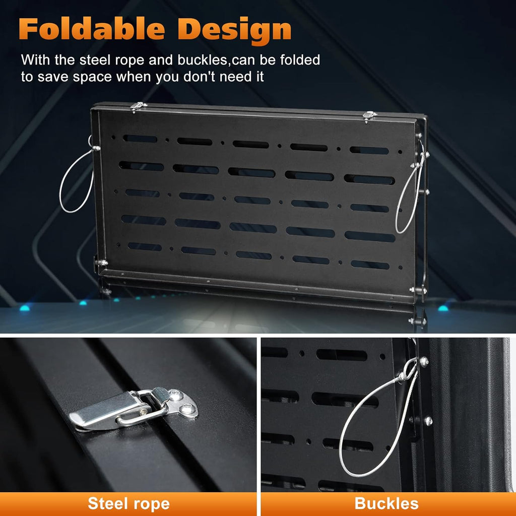 Tailgate Table Rear Foldable Cargo Shelf Aluminum Alloy Storage Rack Z174916