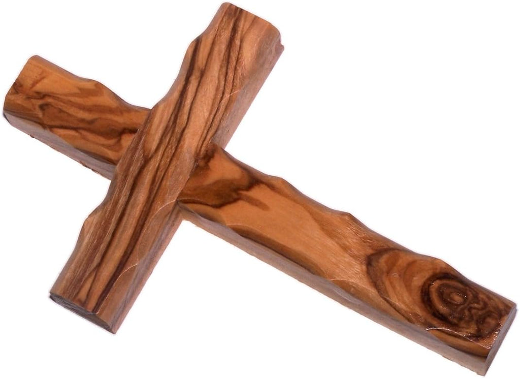 Olive Wood Cross with Certificate and Lord Prayer Card (4.75 Inches) Pack of 2 X565761