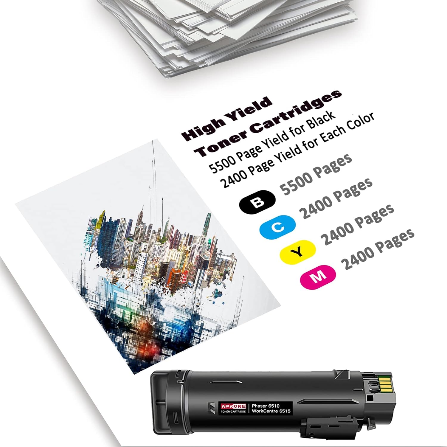 Toner Cartridge for Xerox Phaser 6510 WorkCentre 6515 Printers L5265