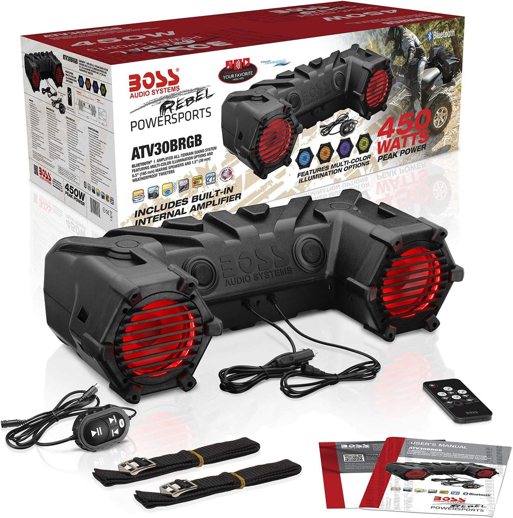 Weatherproof Sound System with 6.5 Inch Speakers and Bluetooth I66970