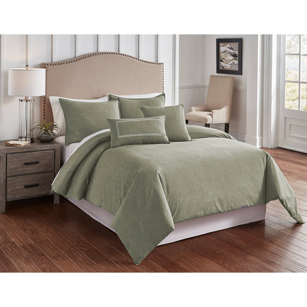 Sage 6-Piece King Comforter Cover Set U8257