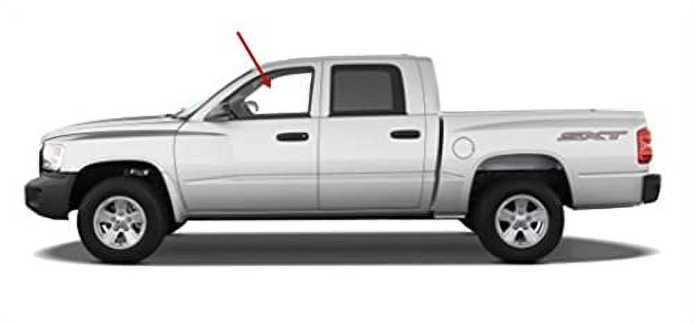 Left Side Front Door Window Glass for Dodge Durango 1998-2003 and Dakota Pickup 2000-2004 4 Door T811426