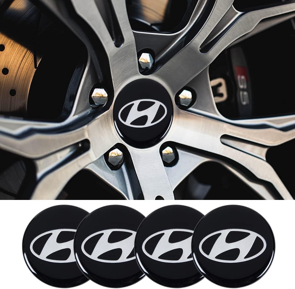 4 x 2.22inch ABS Wheel Center Cap Sticker V40957