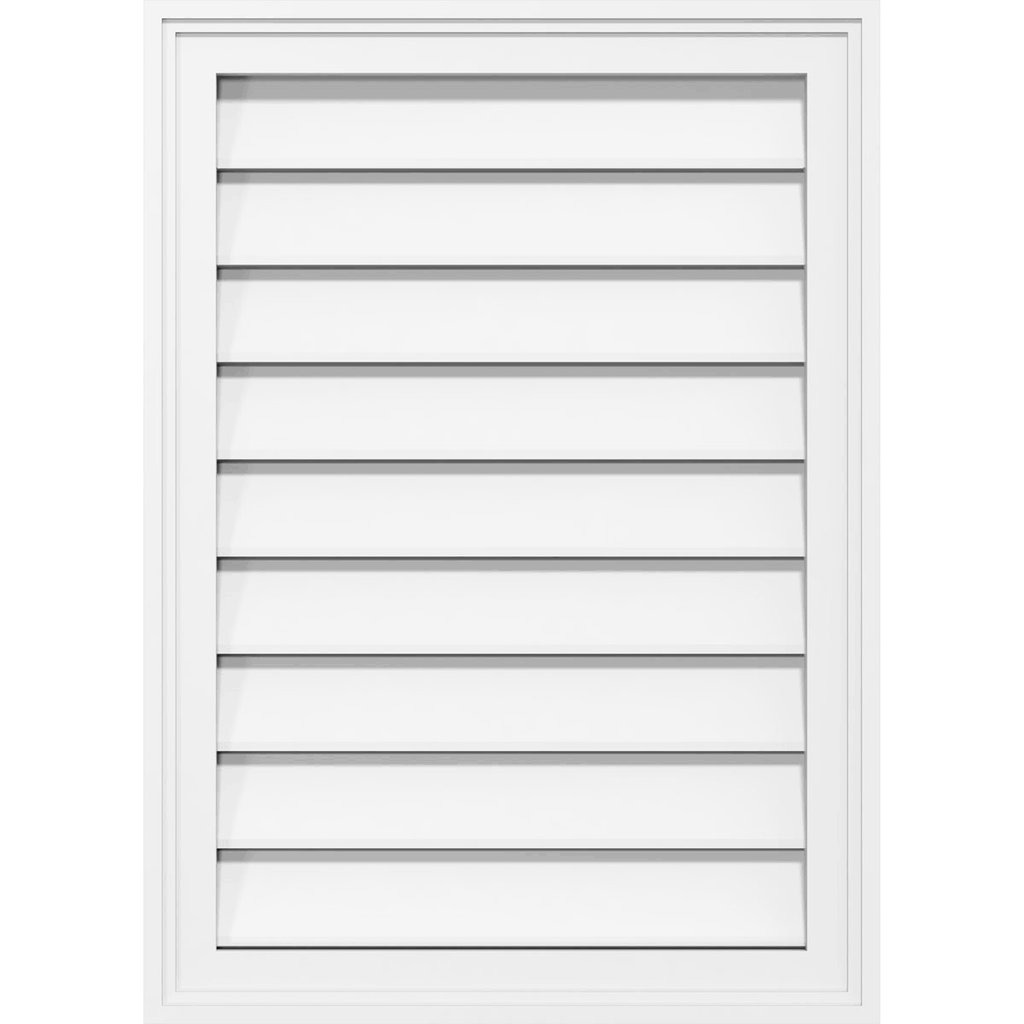 PVC Gable Vent O8537