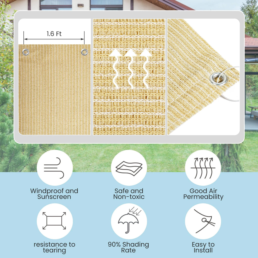 10ft x 10ft Sun Shade Net O704424