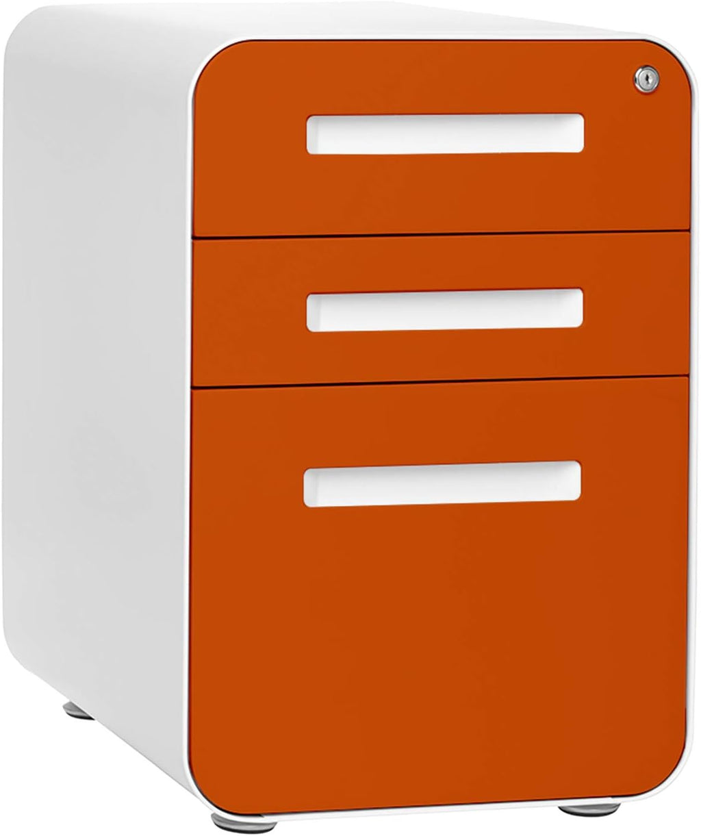 3-Drawer Mobile File Cabinet, Pre-Assembled, Aqua G80842