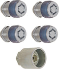 Chrome Wheel Lock Set Pack of 2 D767