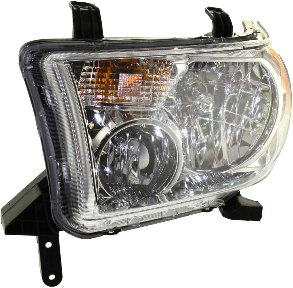 Headlight Assembly for Toyota Sequoia 2008-2017 Driver Side with Bulbs Q197435