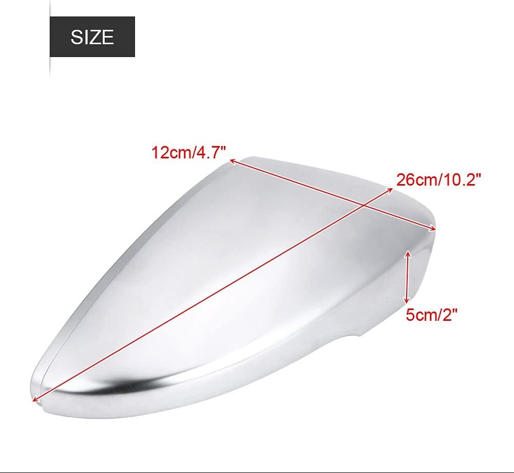 Matte Chrome Rearview Mirror Cover Trim Pair B442959