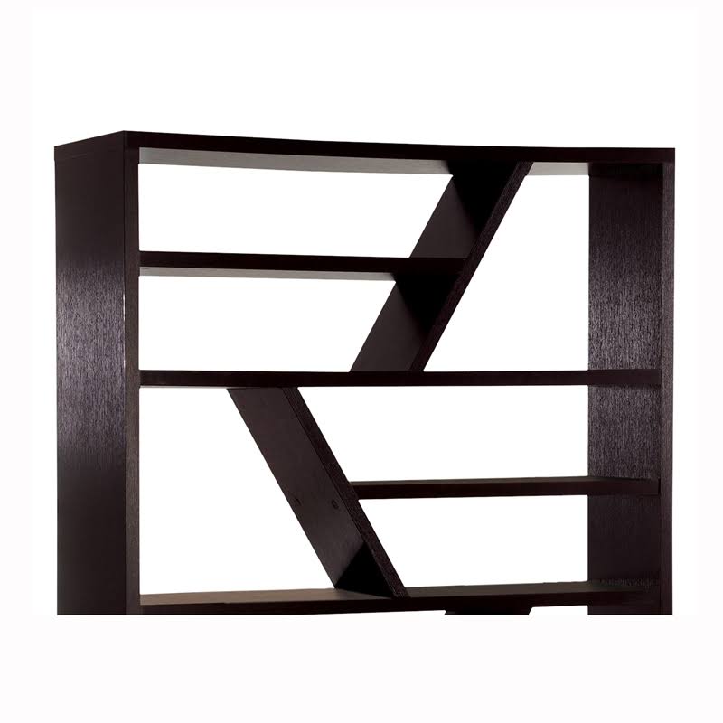 Espresso Modern Bookcase T3072