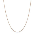14 Karat Rose Gold Diamond-cut Cable Chain Necklace P224
