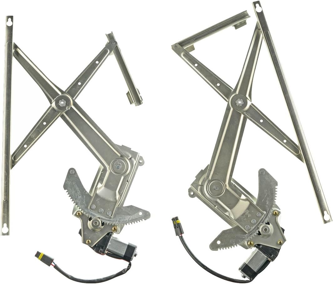 Set of 2 Power Window Regulators with Motor for Dodge Ram 1500 2500 3500 A363413