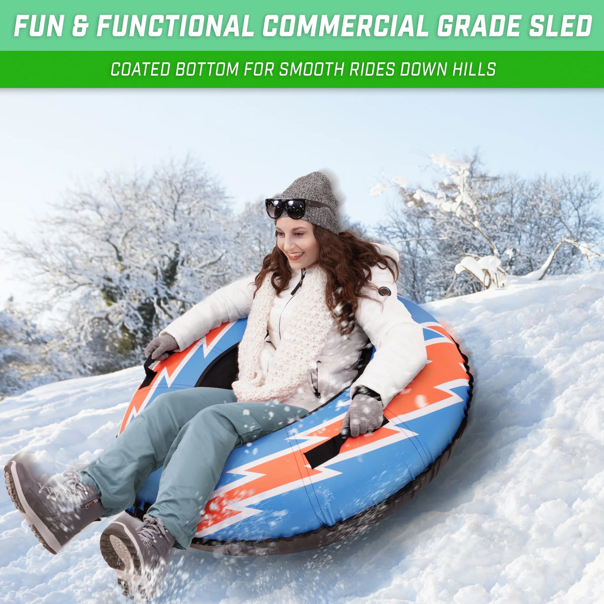 Retro Snow Tube with Canvas Cover Q8768