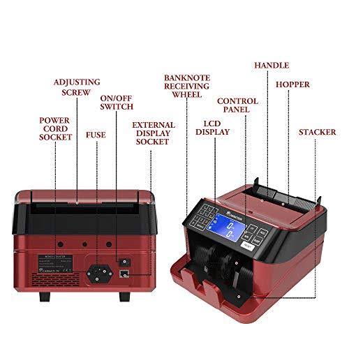 Cash Counter with Counterfeit Bill Detection T674