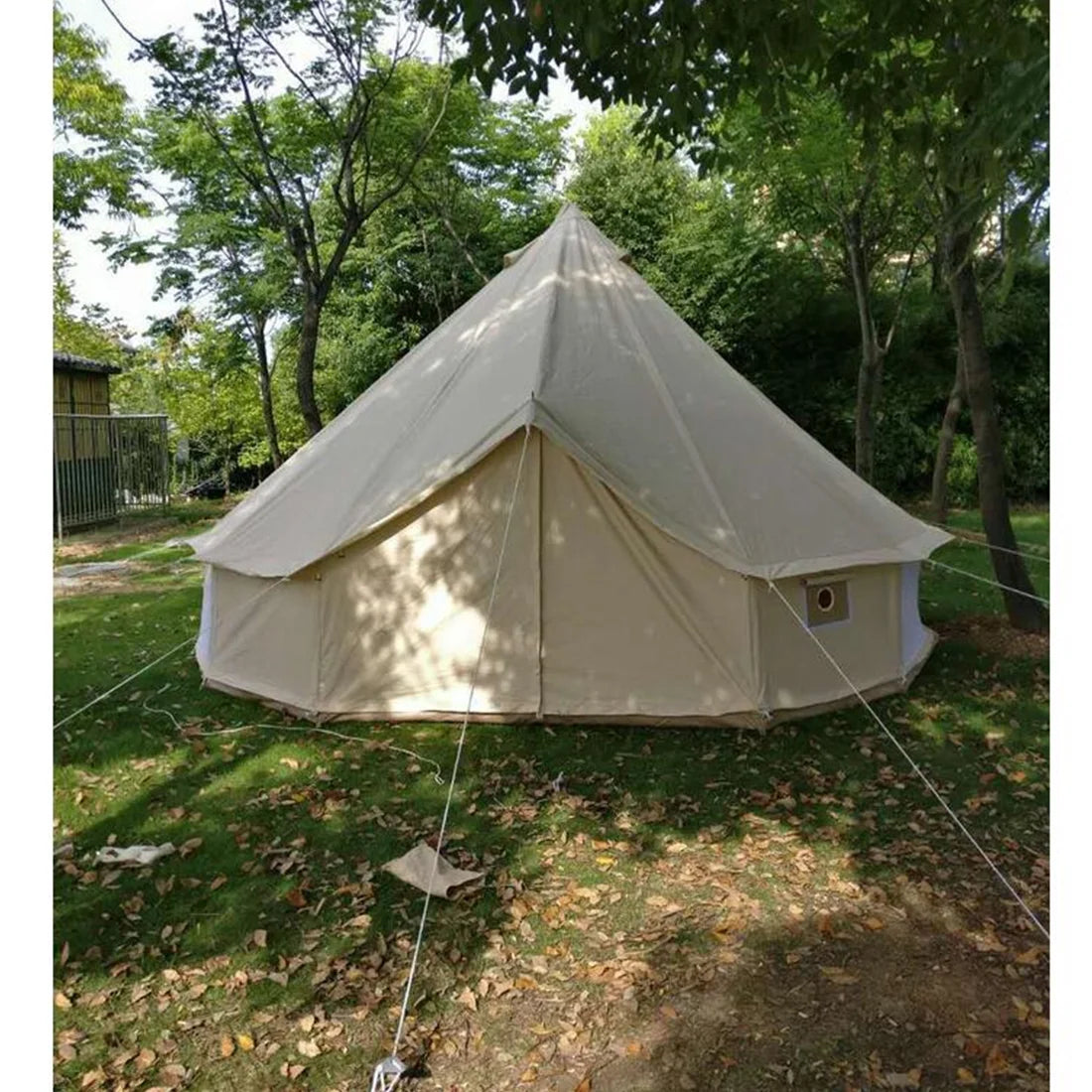 19.69ft Camping Bell Tent with Front Awning I4401